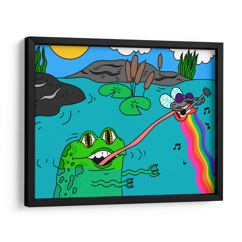 Musical Pond - Marcela Illustrates | Cuadro decorativo de Canvas Lab