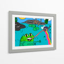Musical Pond - Marcela Illustrates | Cuadro decorativo de Canvas Lab