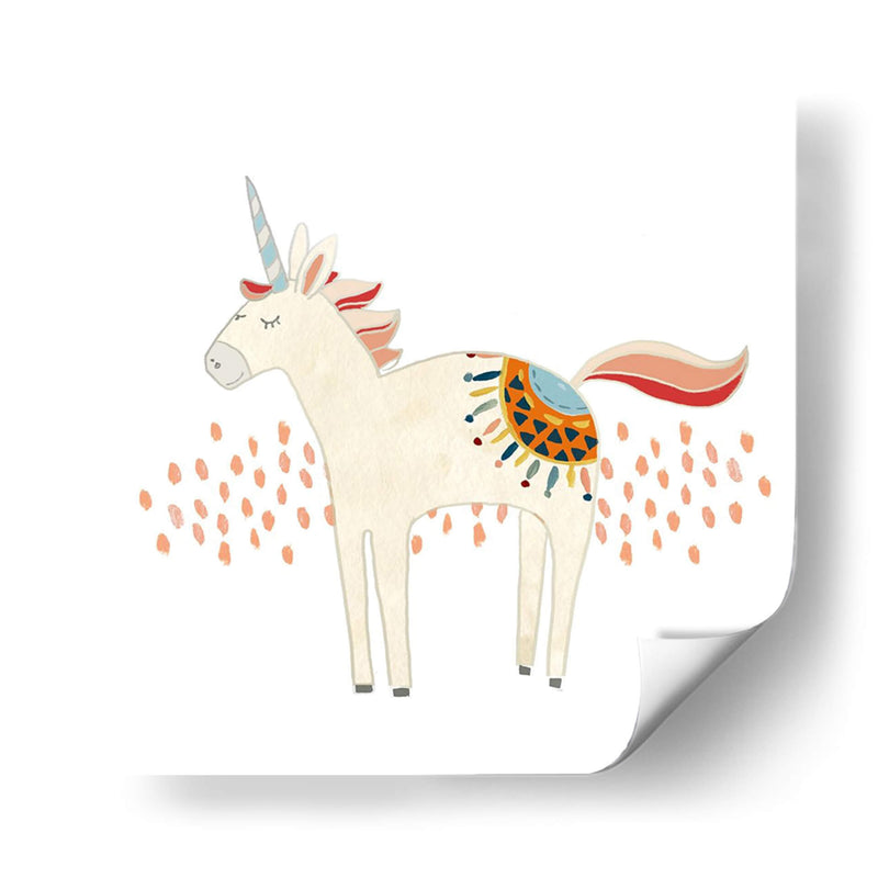 Unicorns Hipster I - June Erica Vess | Cuadro decorativo de Canvas Lab