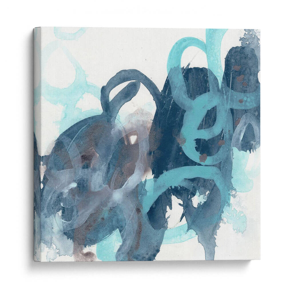 Byte Azul Ii - June Erica Vess | Cuadro decorativo de Canvas Lab