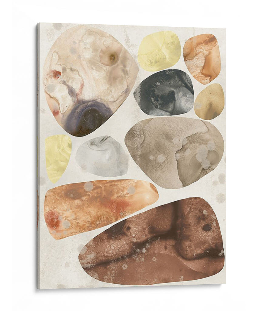 Mosaico De Piedra Iv - June Erica Vess | Cuadro decorativo de Canvas Lab