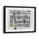 Notas Y Llaves - Albertus Seba | Cuadro decorativo de Canvas Lab