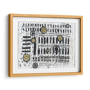 Notas Y Llaves - Albertus Seba | Cuadro decorativo de Canvas Lab