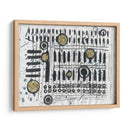 Notas Y Llaves - Albertus Seba | Cuadro decorativo de Canvas Lab