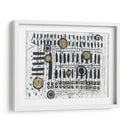 Notas Y Llaves - Albertus Seba | Cuadro decorativo de Canvas Lab