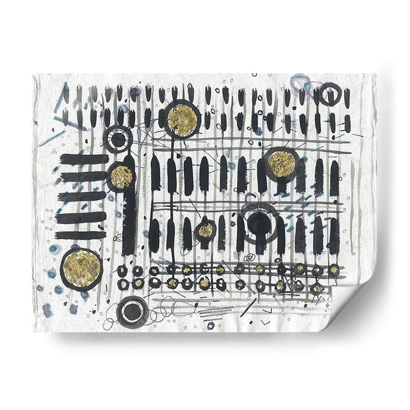 Notas Y Llaves - Albertus Seba | Cuadro decorativo de Canvas Lab