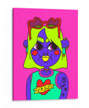 Neon girl - Marcela Illustrates | Cuadro decorativo de Canvas Lab