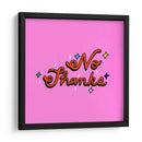 No Thanks - Marcela Illustrates | Cuadro decorativo de Canvas Lab