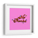 No Thanks - Marcela Illustrates | Cuadro decorativo de Canvas Lab
