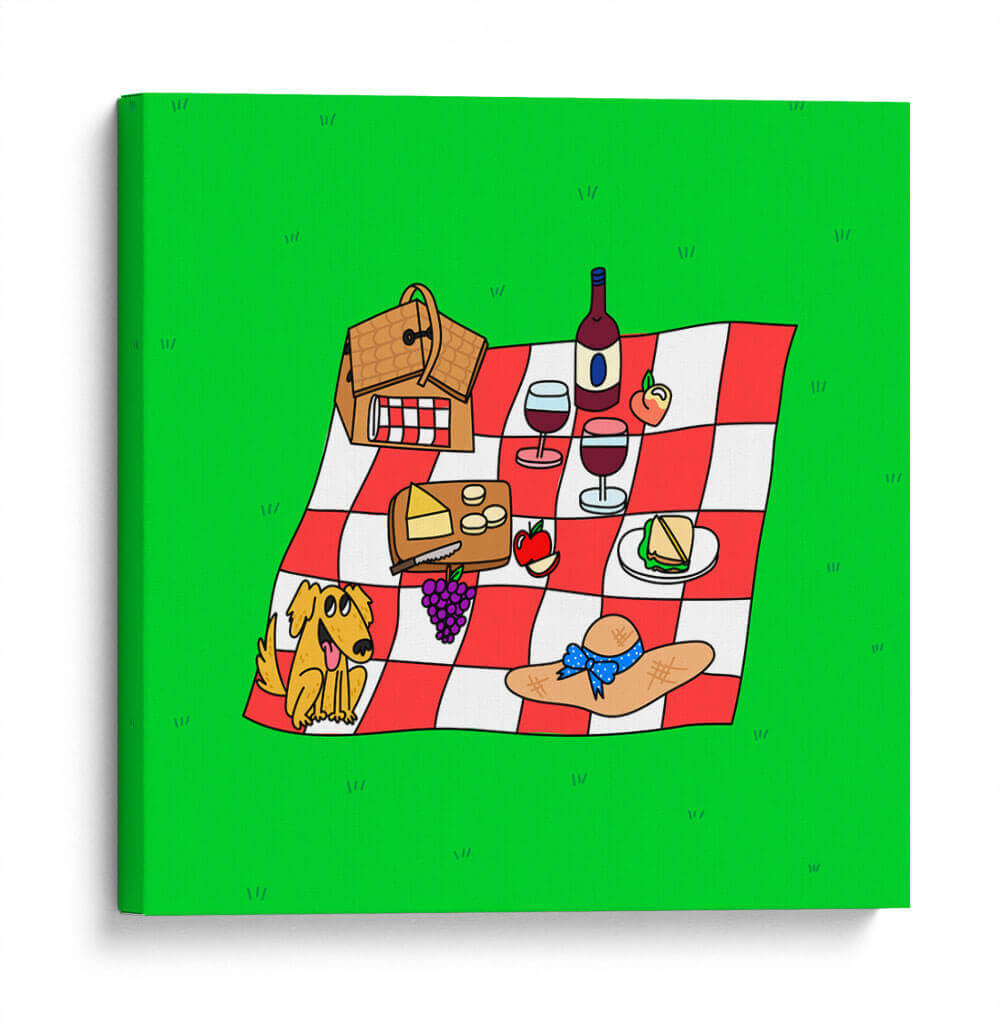 Picnic Day - Marcela Illustrates | Cuadro decorativo de Canvas Lab
