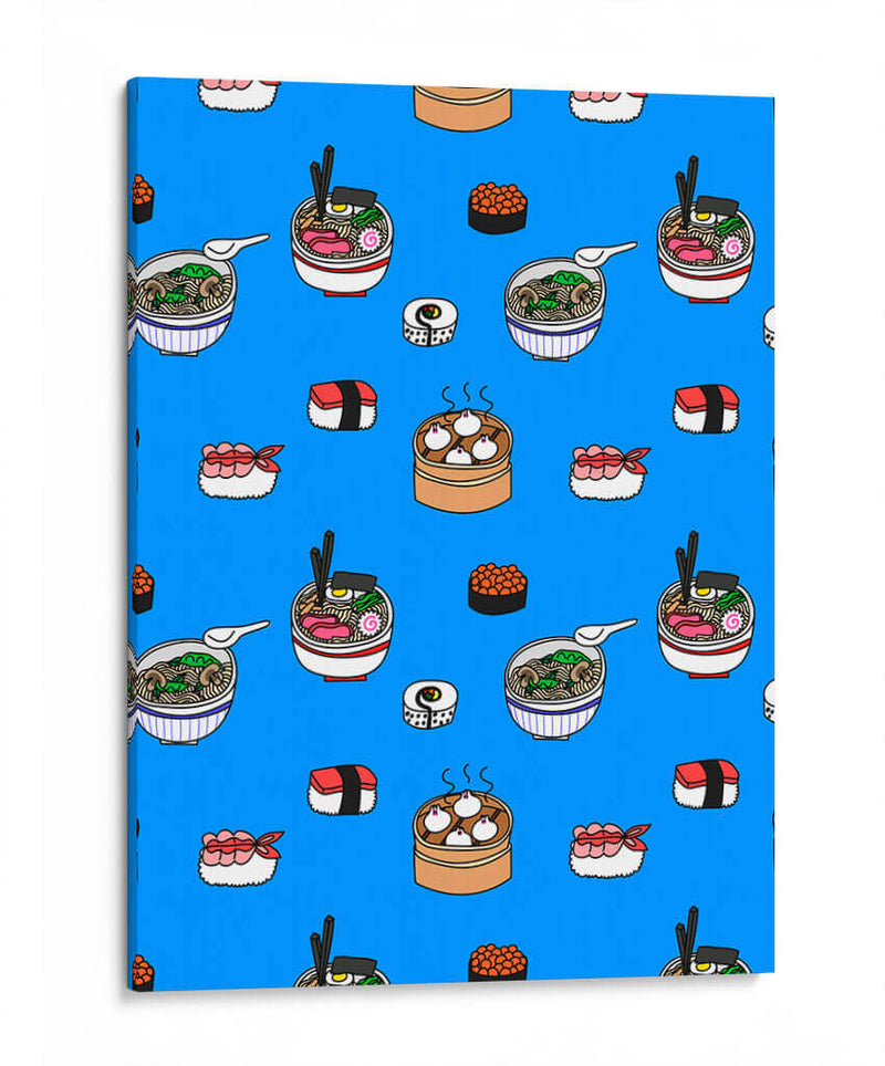 Ramen & Rice - Marcela Illustrates | Cuadro decorativo de Canvas Lab