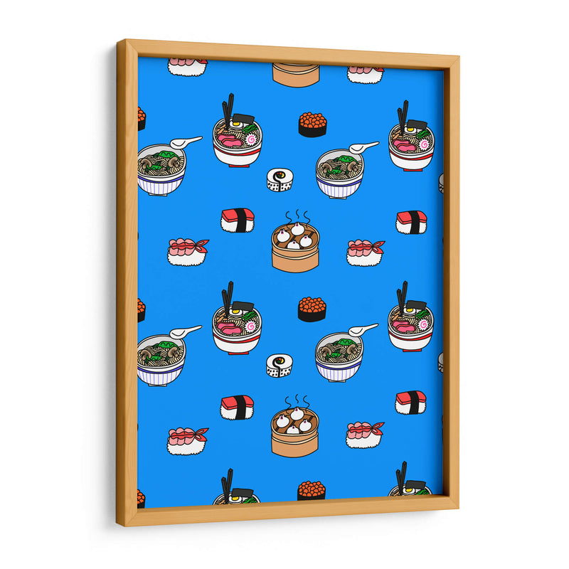 Ramen & Rice - Marcela Illustrates | Cuadro decorativo de Canvas Lab