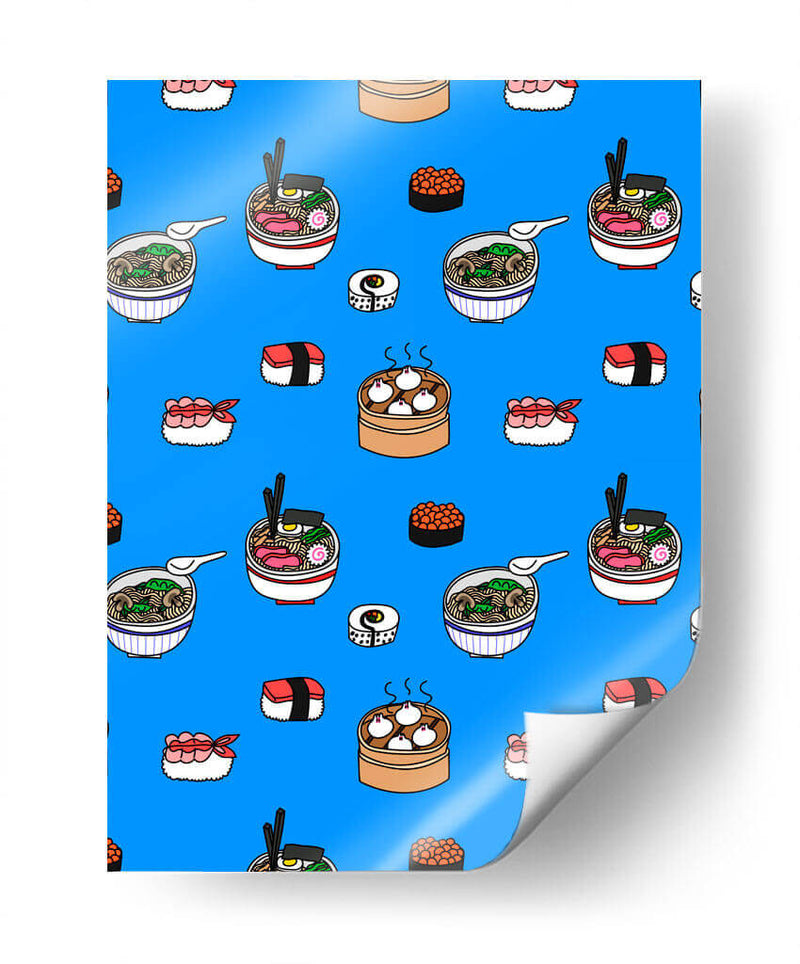 Ramen & Rice - Marcela Illustrates | Cuadro decorativo de Canvas Lab