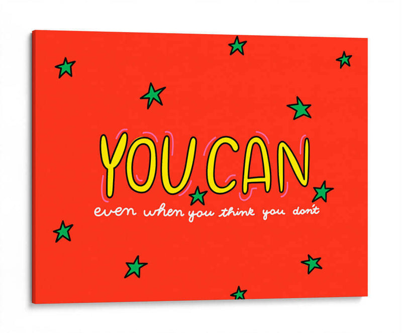 You Can - Marcela Illustrates | Cuadro decorativo de Canvas Lab
