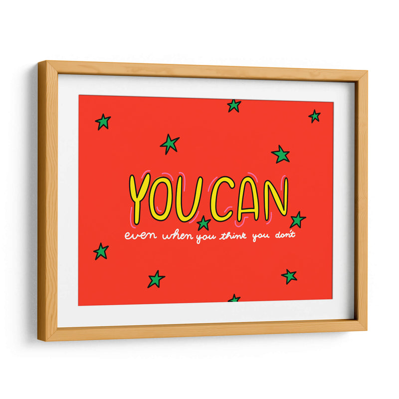 You Can - Marcela Illustrates | Cuadro decorativo de Canvas Lab