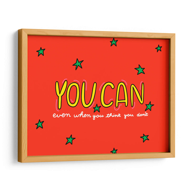 You Can - Marcela Illustrates | Cuadro decorativo de Canvas Lab