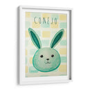 CONEJITO AZUL - Marce Islas | Cuadro decorativo de Canvas Lab