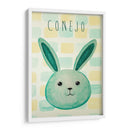 CONEJITO AZUL - Marce Islas | Cuadro decorativo de Canvas Lab