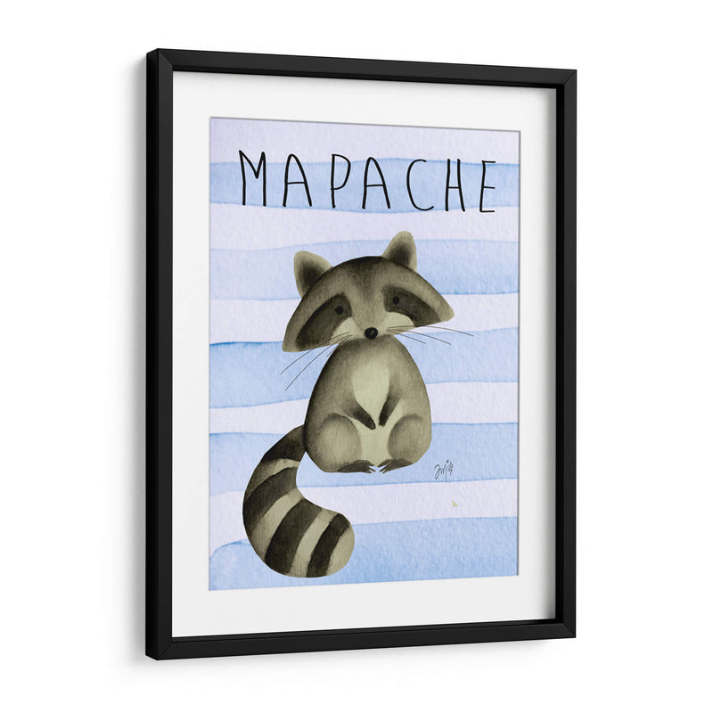 MAPACHE - Marce Islas | Cuadro decorativo de Canvas Lab