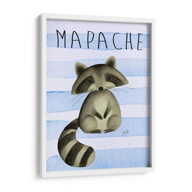 MAPACHE - Marce Islas | Cuadro decorativo de Canvas Lab