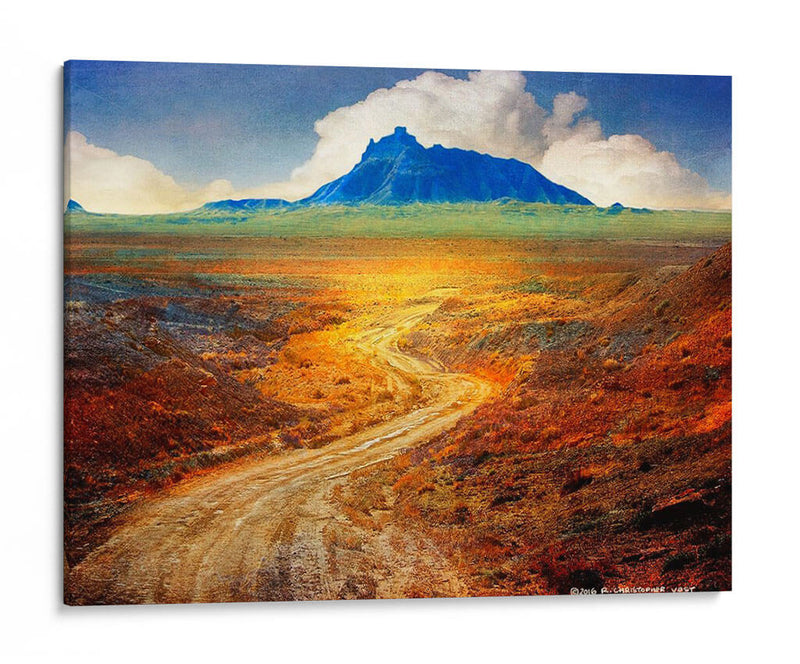 Golden Road Ii - Chris Vest | Cuadro decorativo de Canvas Lab