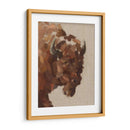 Baldosa Bisonte I - W. Rutledge | Cuadro decorativo de Canvas Lab