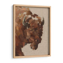 Baldosa Bisonte I - W. Rutledge | Cuadro decorativo de Canvas Lab