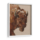 Baldosa Bisonte I - W. Rutledge | Cuadro decorativo de Canvas Lab