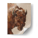 Baldosa Bisonte I - W. Rutledge | Cuadro decorativo de Canvas Lab