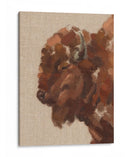 Tiled Bison Ii - W. Rutledge | Cuadro decorativo de Canvas Lab