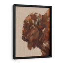 Tiled Bison Ii - W. Rutledge | Cuadro decorativo de Canvas Lab