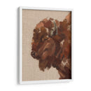 Tiled Bison Ii - W. Rutledge | Cuadro decorativo de Canvas Lab
