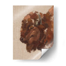 Tiled Bison Ii - W. Rutledge | Cuadro decorativo de Canvas Lab