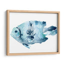 Pescado Azul Oceánico Ii - June Erica Vess | Cuadro decorativo de Canvas Lab