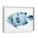 Pescado Azul Oceánico Ii - June Erica Vess | Cuadro decorativo de Canvas Lab