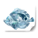 Azul Ocean Fish Iv - June Erica Vess | Cuadro decorativo de Canvas Lab