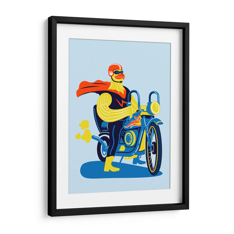 Águila motociclista - Najesi | Cuadro decorativo de Canvas Lab