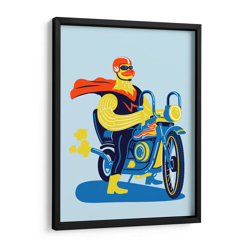 Águila motociclista - Najesi | Cuadro decorativo de Canvas Lab