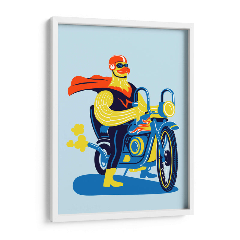 Águila motociclista - Najesi | Cuadro decorativo de Canvas Lab