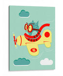 El búho aviador - Najesi | Cuadro decorativo de Canvas Lab