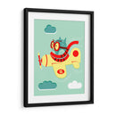 El búho aviador - Najesi | Cuadro decorativo de Canvas Lab