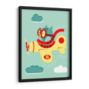 El búho aviador - Najesi | Cuadro decorativo de Canvas Lab