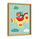 El búho aviador - Najesi | Cuadro decorativo de Canvas Lab