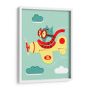 El búho aviador - Najesi | Cuadro decorativo de Canvas Lab