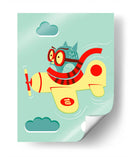 El búho aviador - Najesi | Cuadro decorativo de Canvas Lab