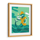 El delfín detective - Najesi | Cuadro decorativo de Canvas Lab