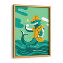 El delfín detective - Najesi | Cuadro decorativo de Canvas Lab