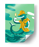 El delfín detective - Najesi | Cuadro decorativo de Canvas Lab