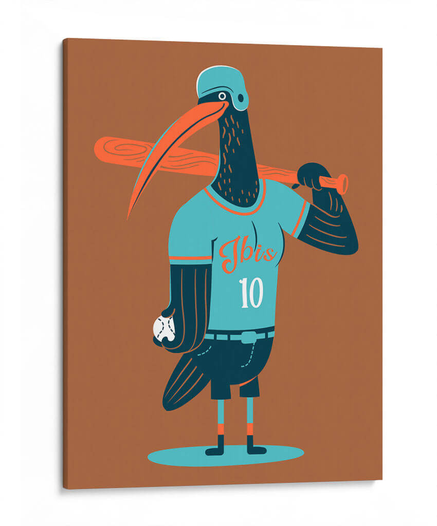 El ibis de Grandes Ligas - Najesi | Cuadro decorativo de Canvas Lab