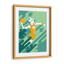 El lobo baloncestista - Najesi | Cuadro decorativo de Canvas Lab